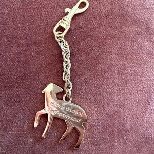 RARE Gwen Stefani LeSportsac L.A.M.B. Bag Charm/Keychain Gold